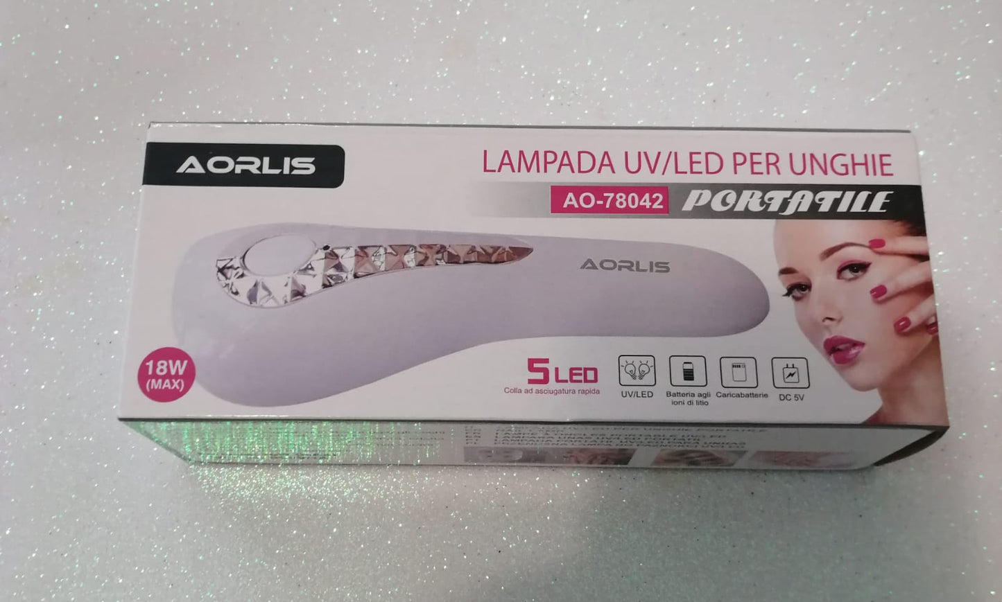 Lampada UV/LED per unghie portatile