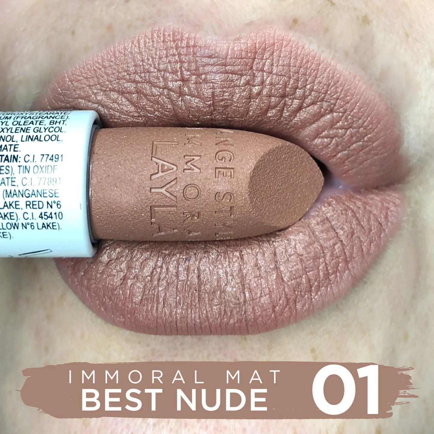 Layla Cosmetics - Immoral Mat Lipstick
