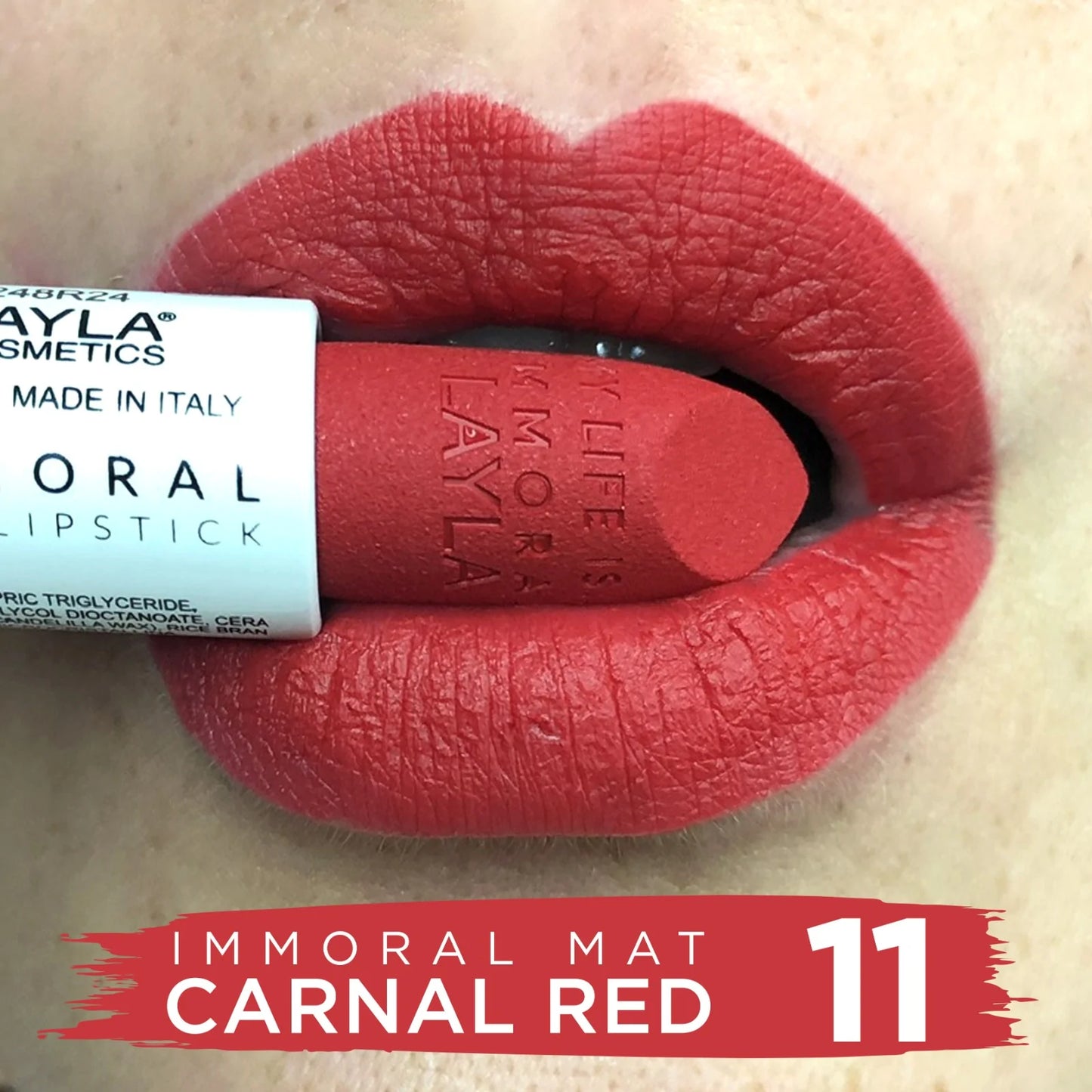 Layla Cosmetics - Immoral Mat Lipstick