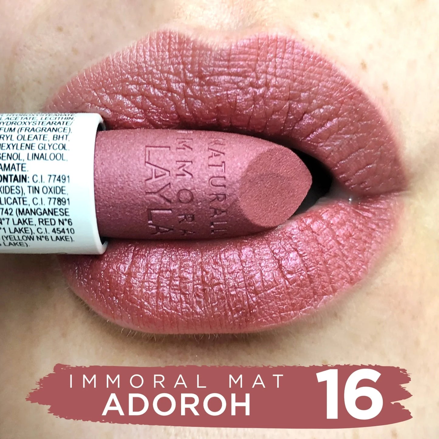 Layla Cosmetics - Immoral Mat Lipstick