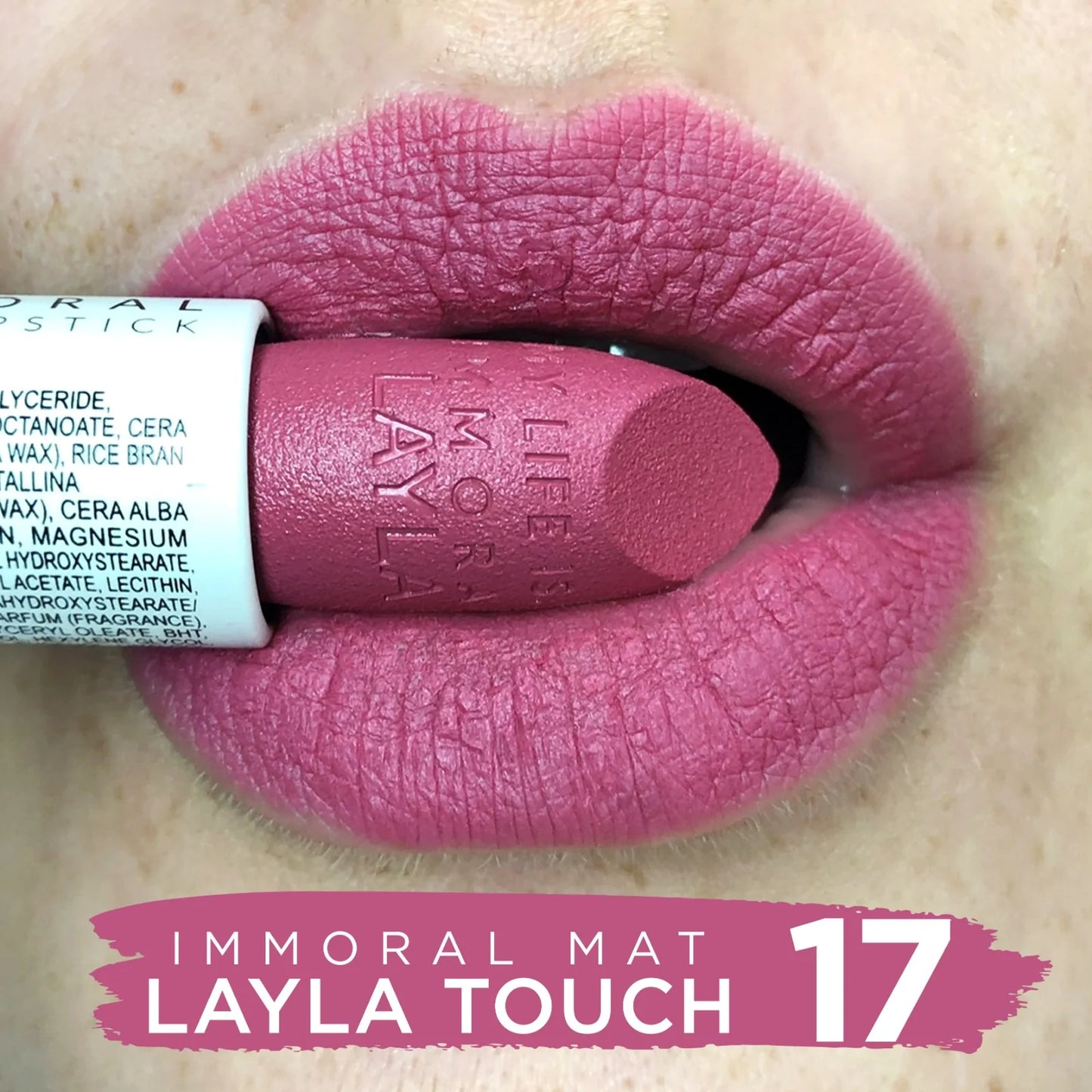 Layla Cosmetics - Immoral Mat Lipstick