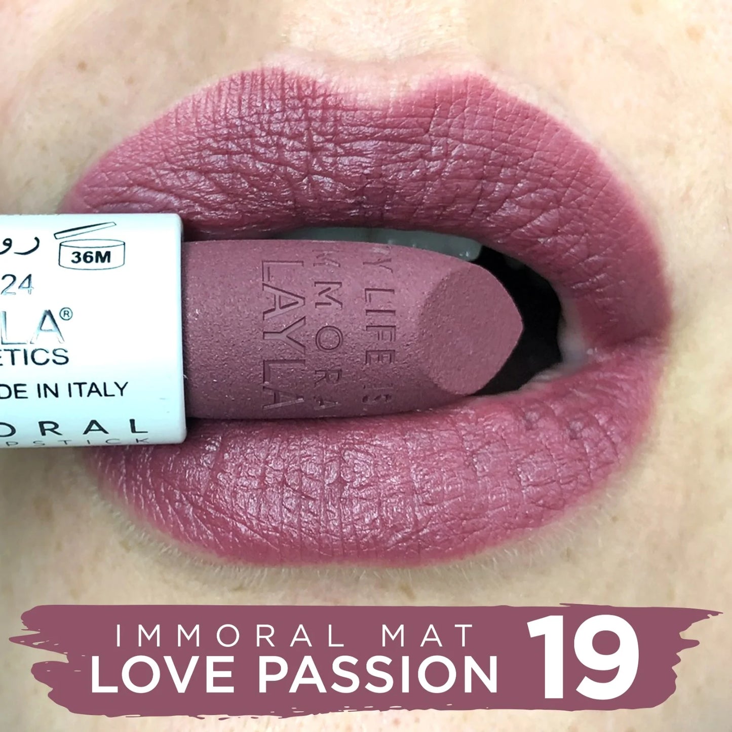 Layla Cosmetics - Immoral Mat Lipstick