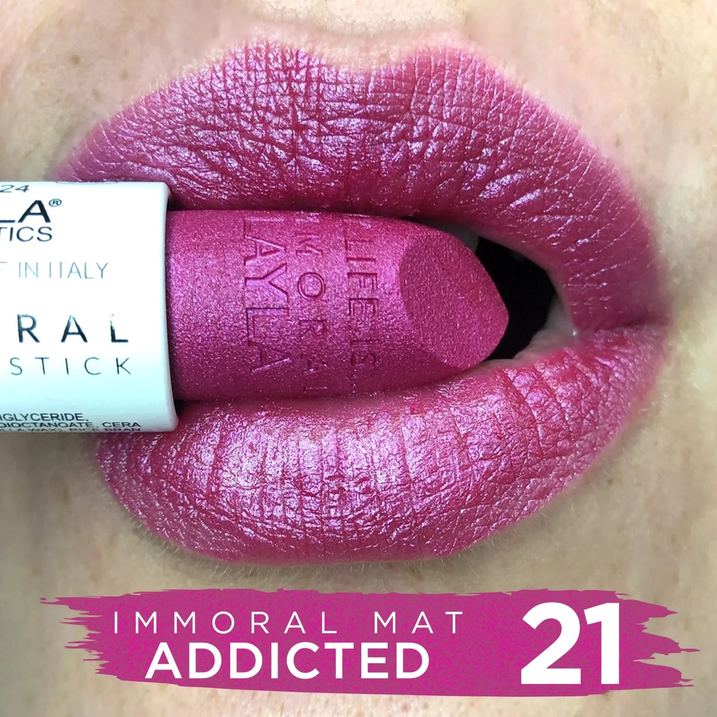 Layla Cosmetics - Immoral Mat Lipstick