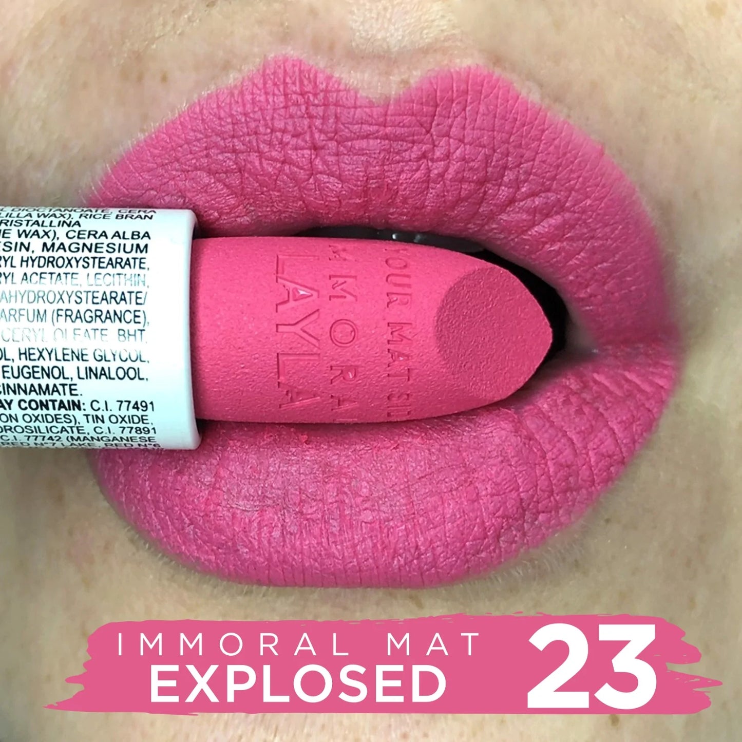 Layla Cosmetics - Immoral Mat Lipstick