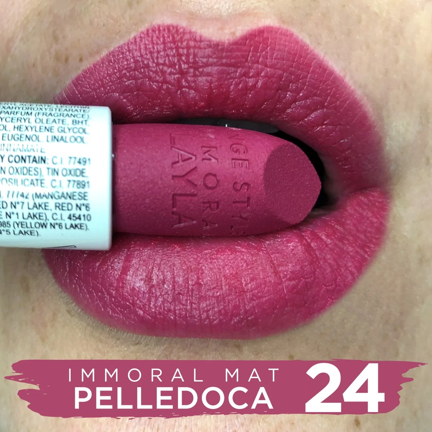 Layla Cosmetics - Immoral Mat Lipstick