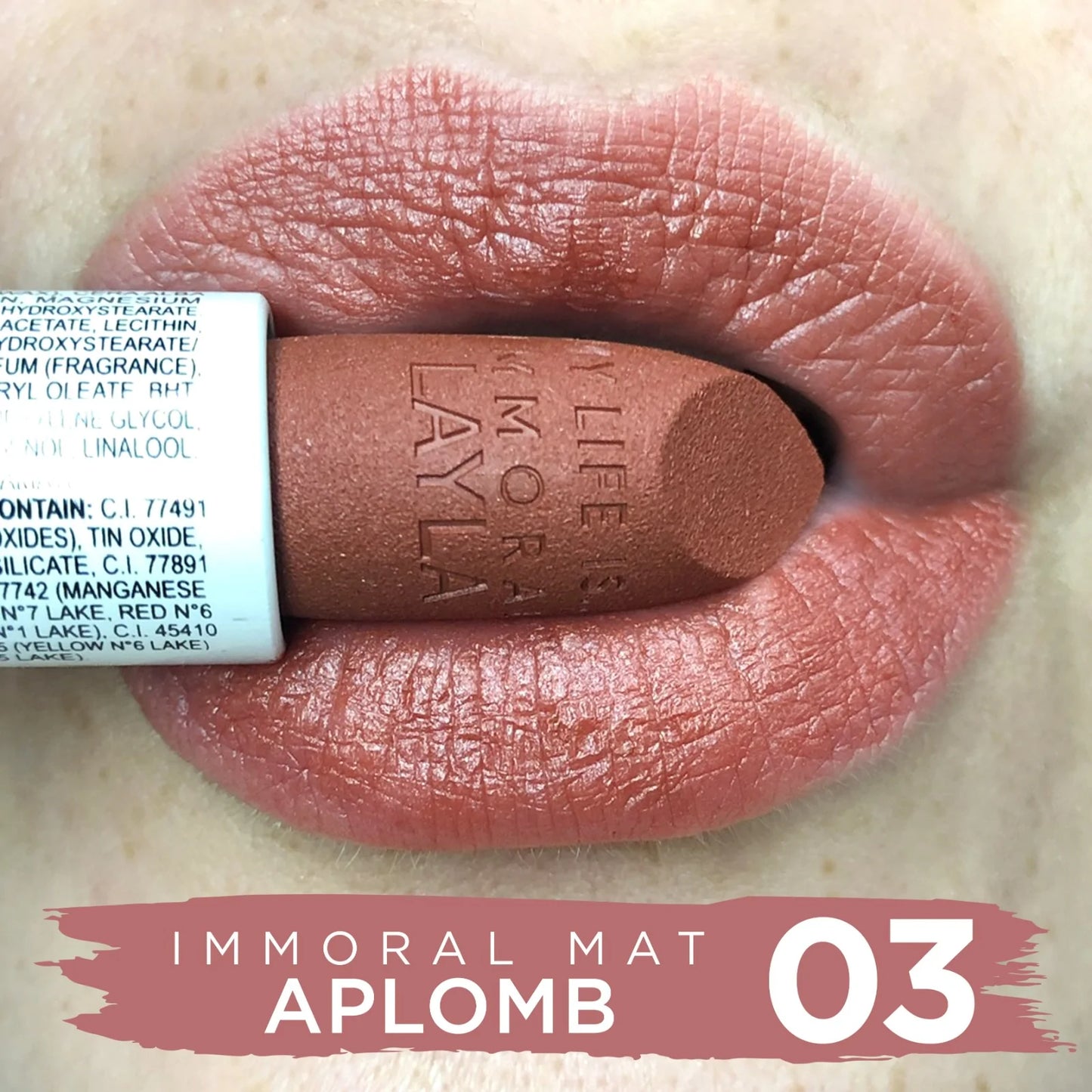 Layla Cosmetics - Immoral Mat Lipstick