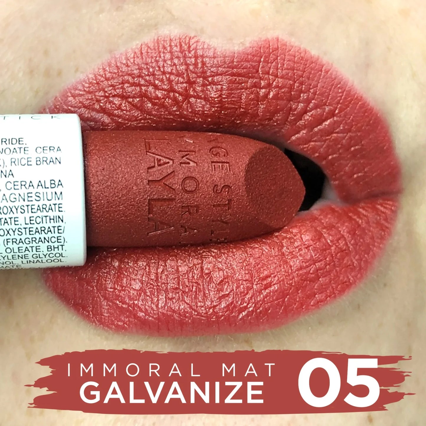 Layla Cosmetics - Immoral Mat Lipstick