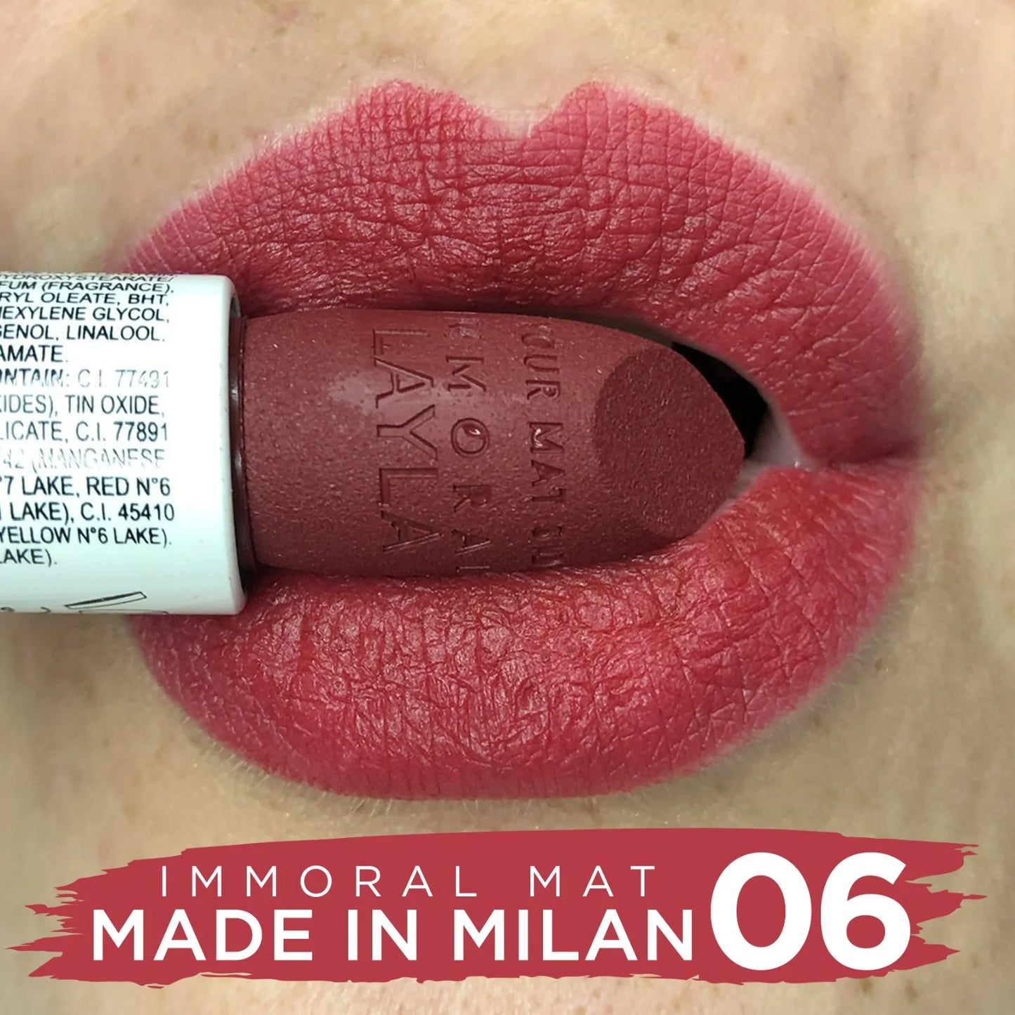 Layla Cosmetics - Immoral Mat Lipstick