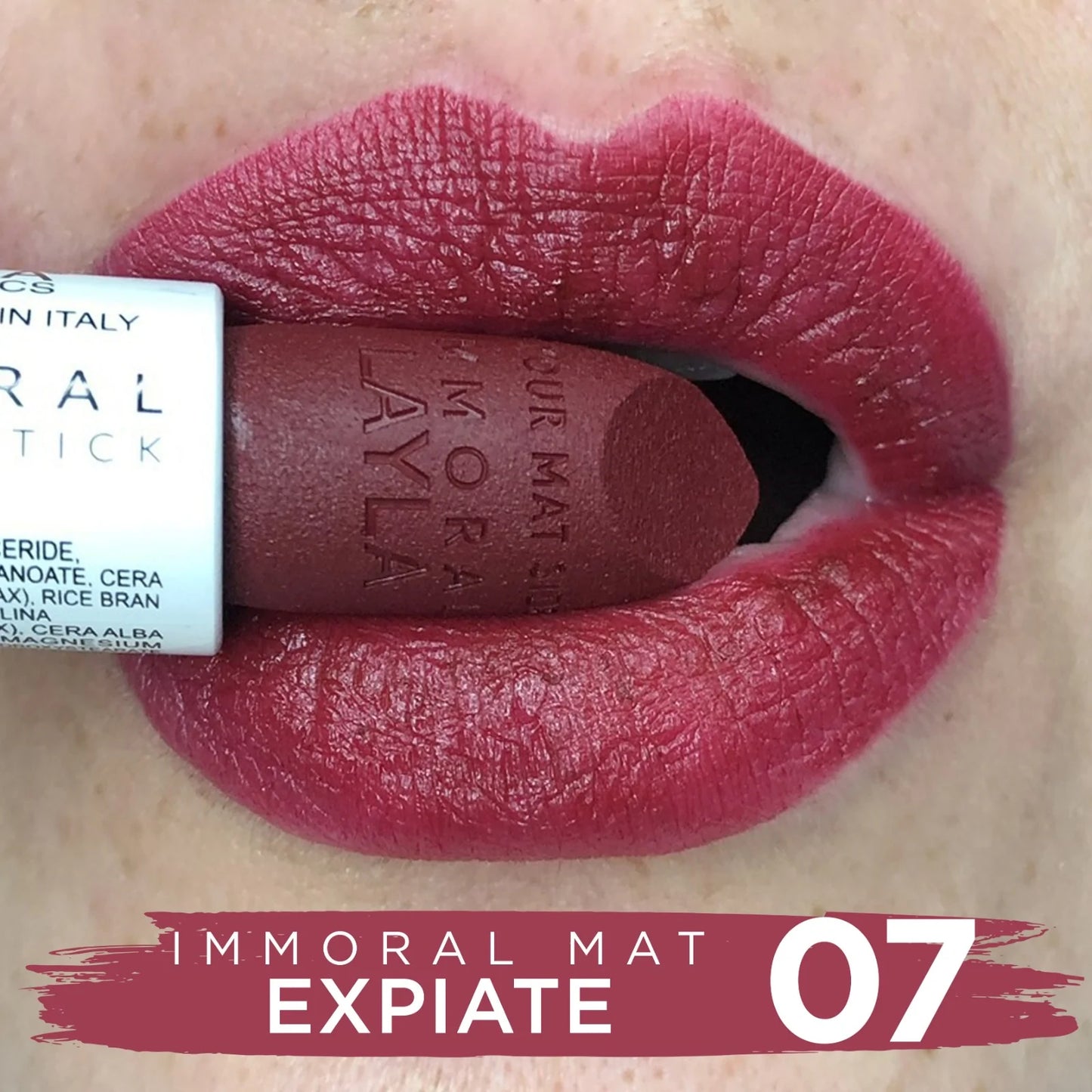 Layla Cosmetics - Immoral Mat Lipstick