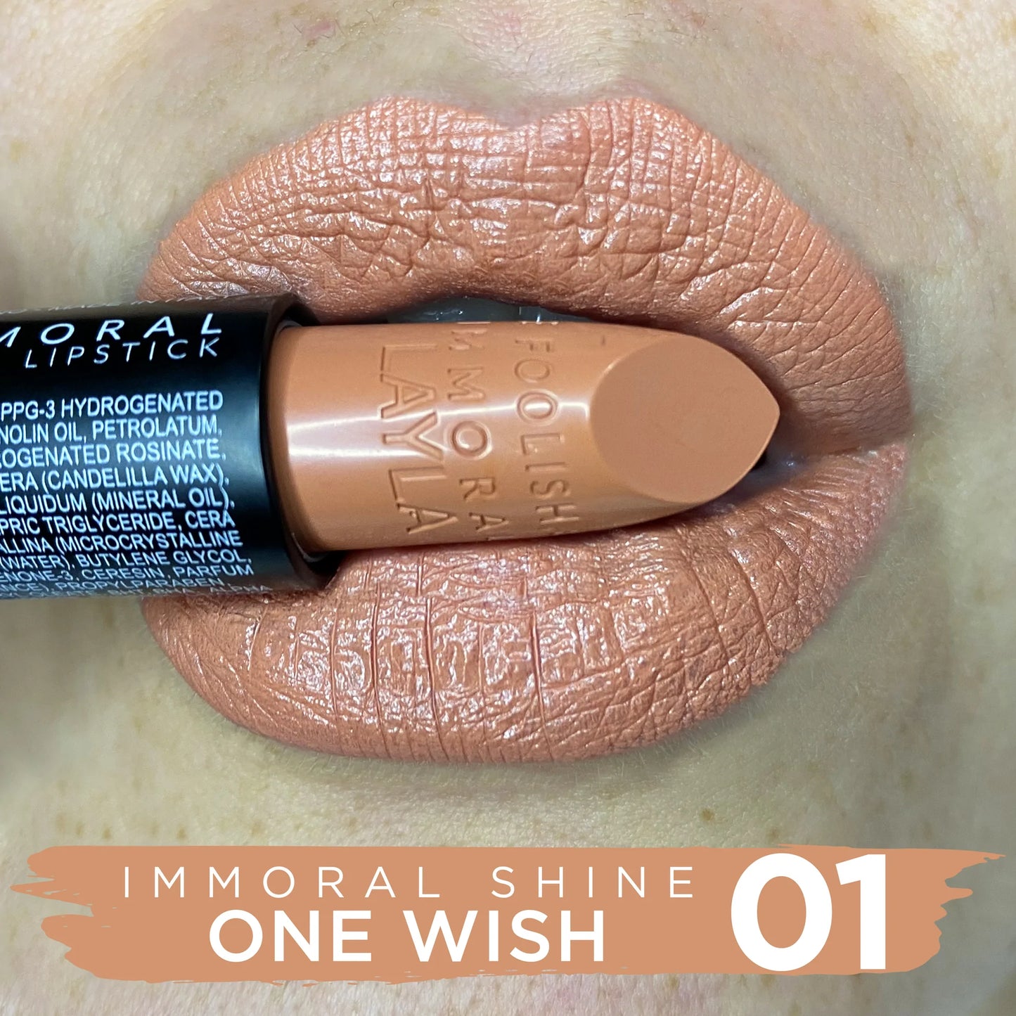 Layla Cosmetics - Immoral Shine Lipstick