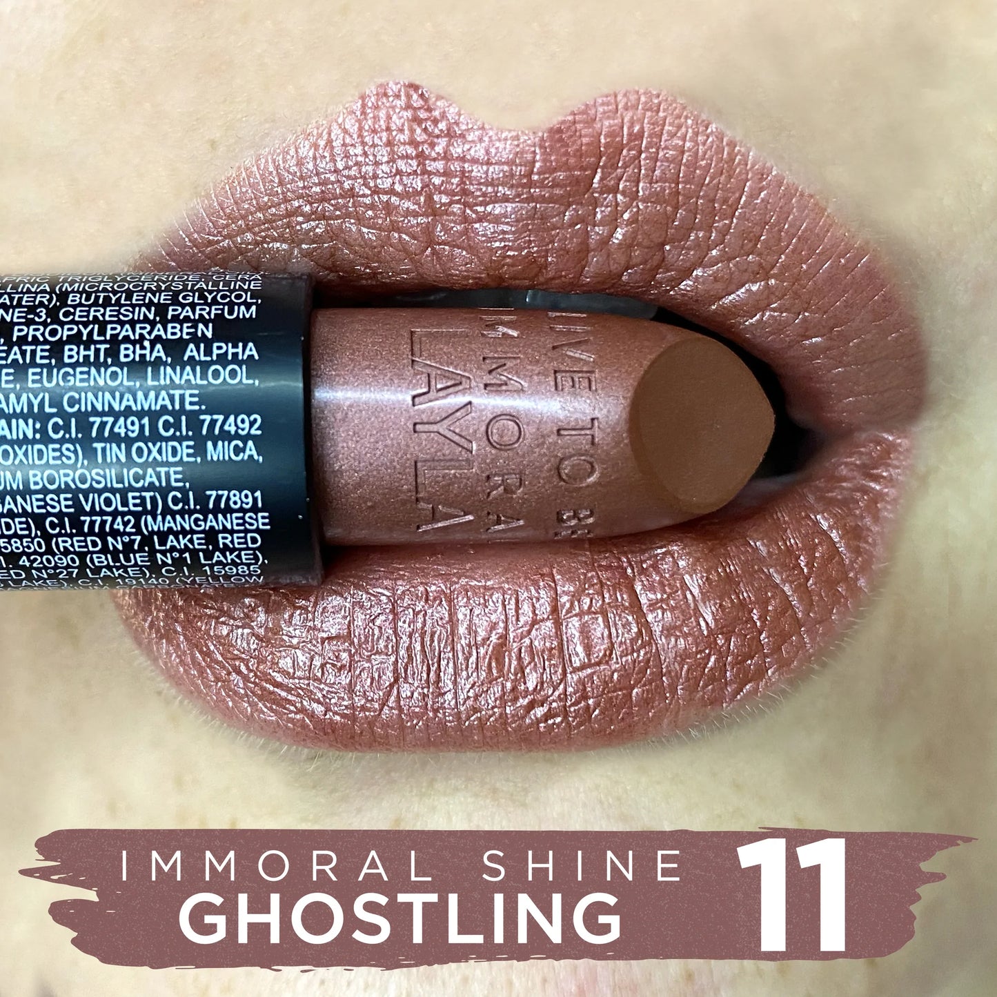 Layla Cosmetics - Immoral Shine Lipstick
