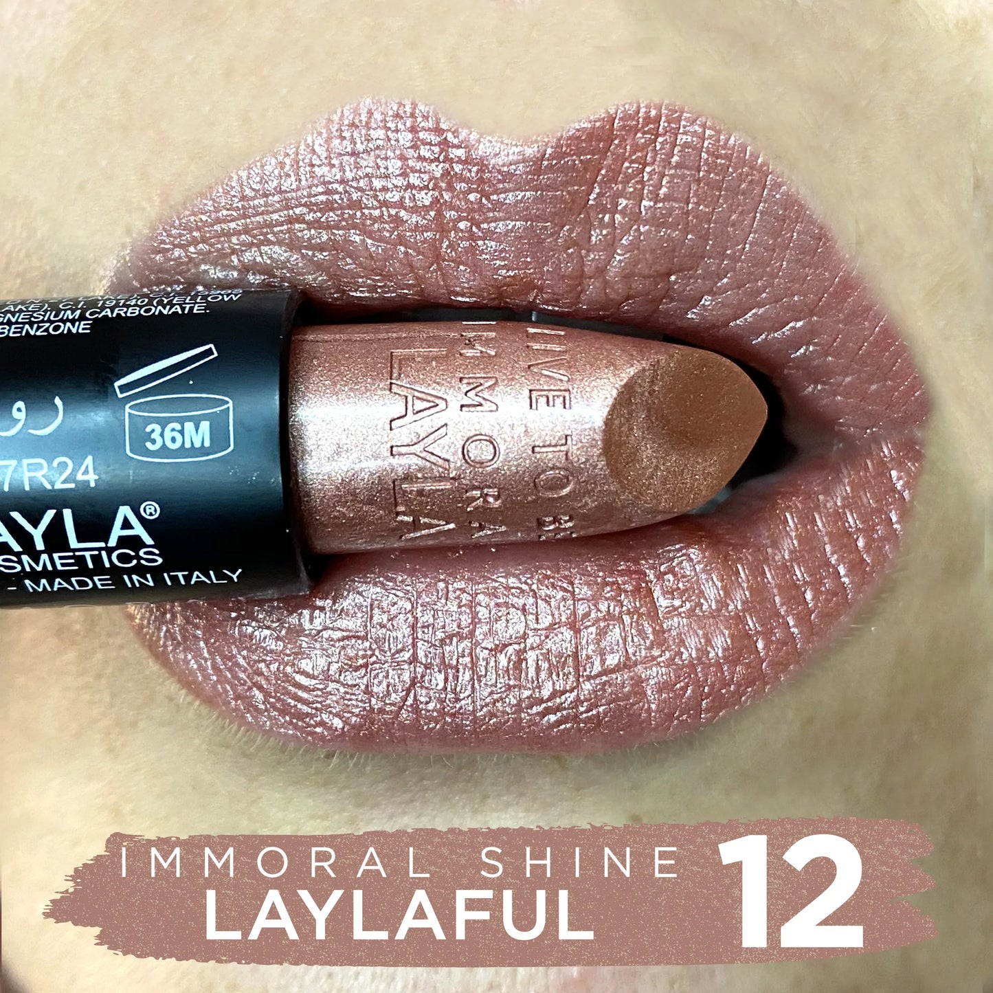 Layla Cosmetics - Immoral Shine Lipstick