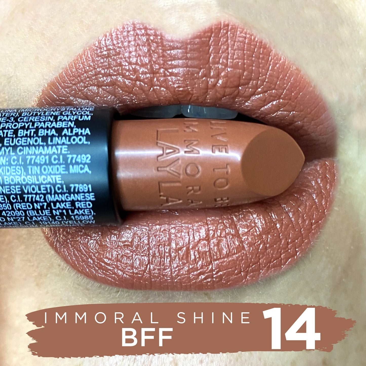 Layla Cosmetics - Immoral Shine Lipstick