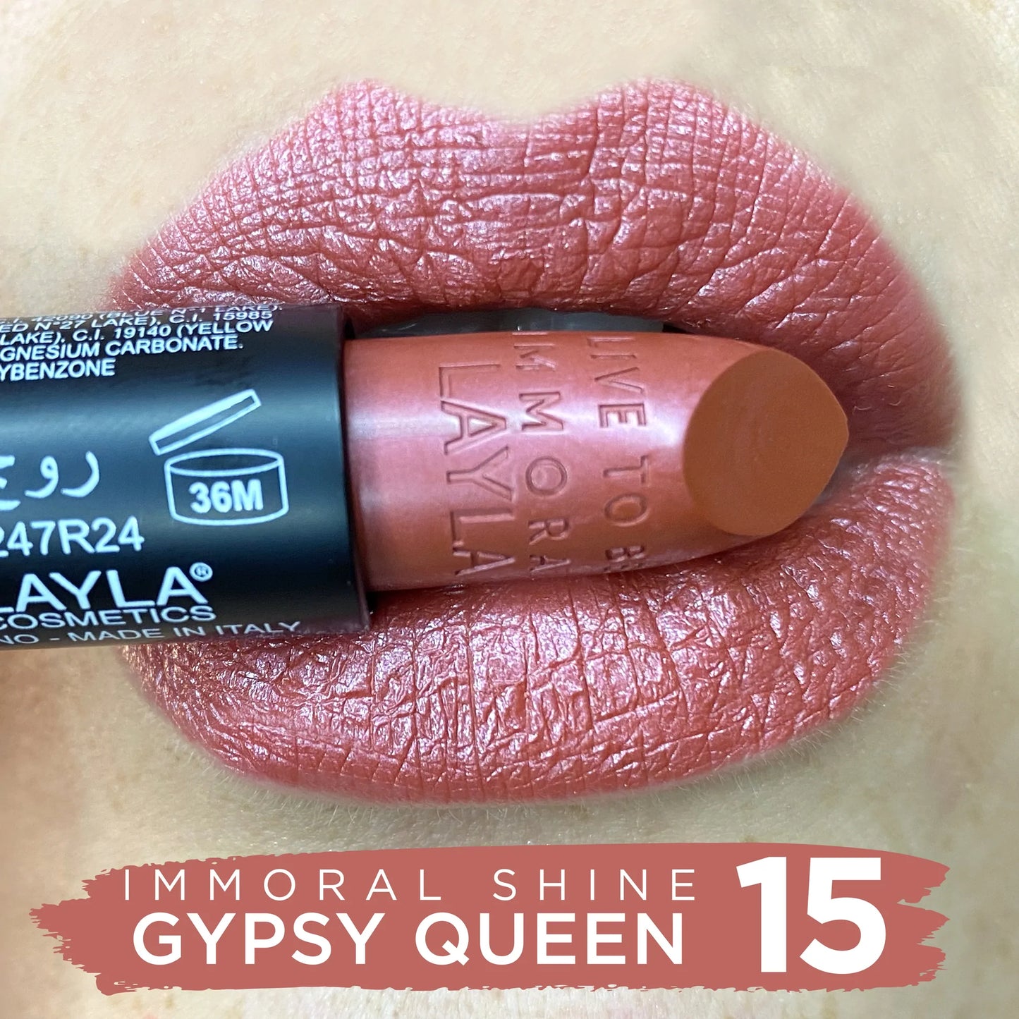 Layla Cosmetics - Immoral Shine Lipstick
