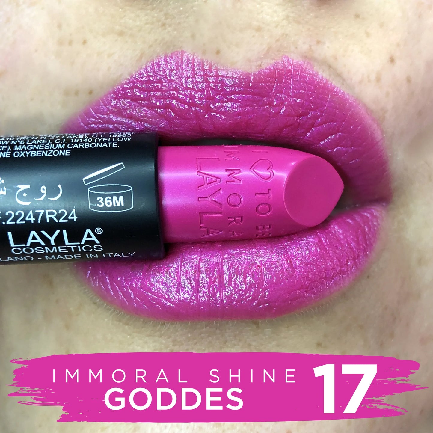 Layla Cosmetics - Immoral Shine Lipstick