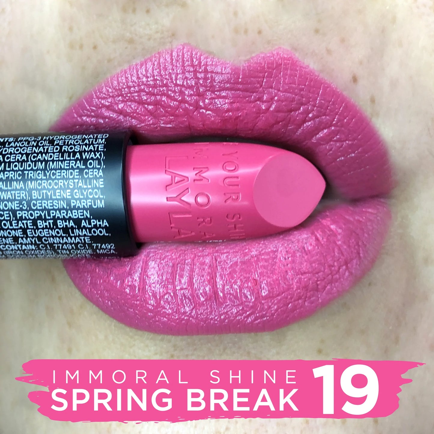 Layla Cosmetics - Immoral Shine Lipstick