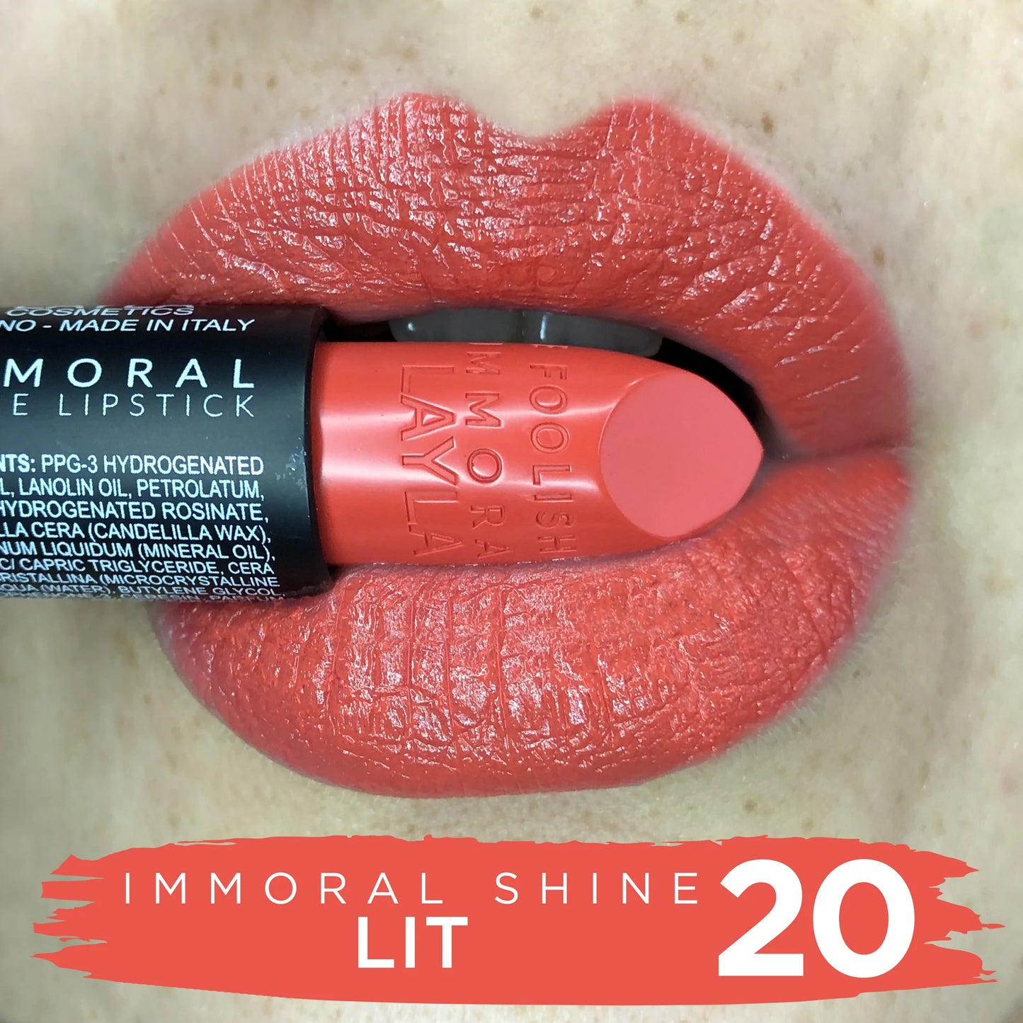 Layla Cosmetics - Immoral Shine Lipstick