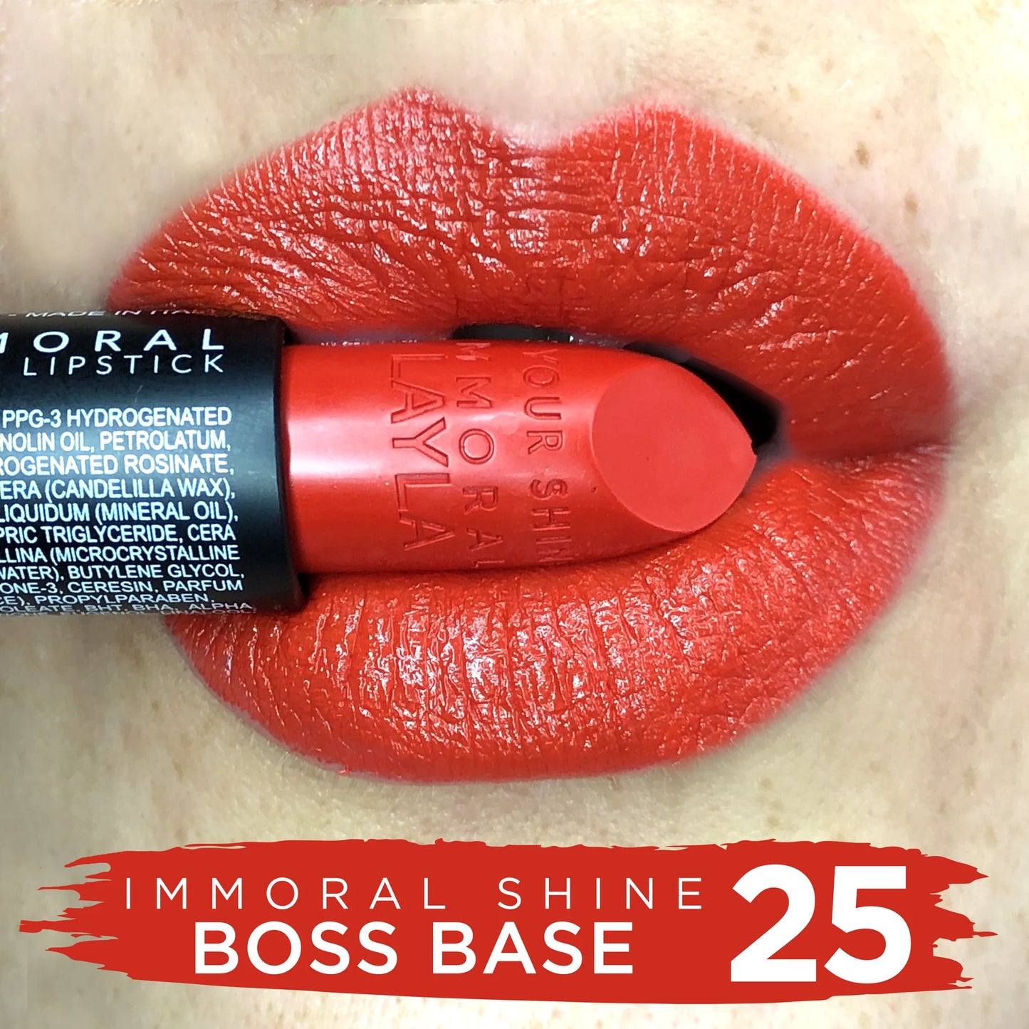 Layla Cosmetics - Immoral Shine Lipstick