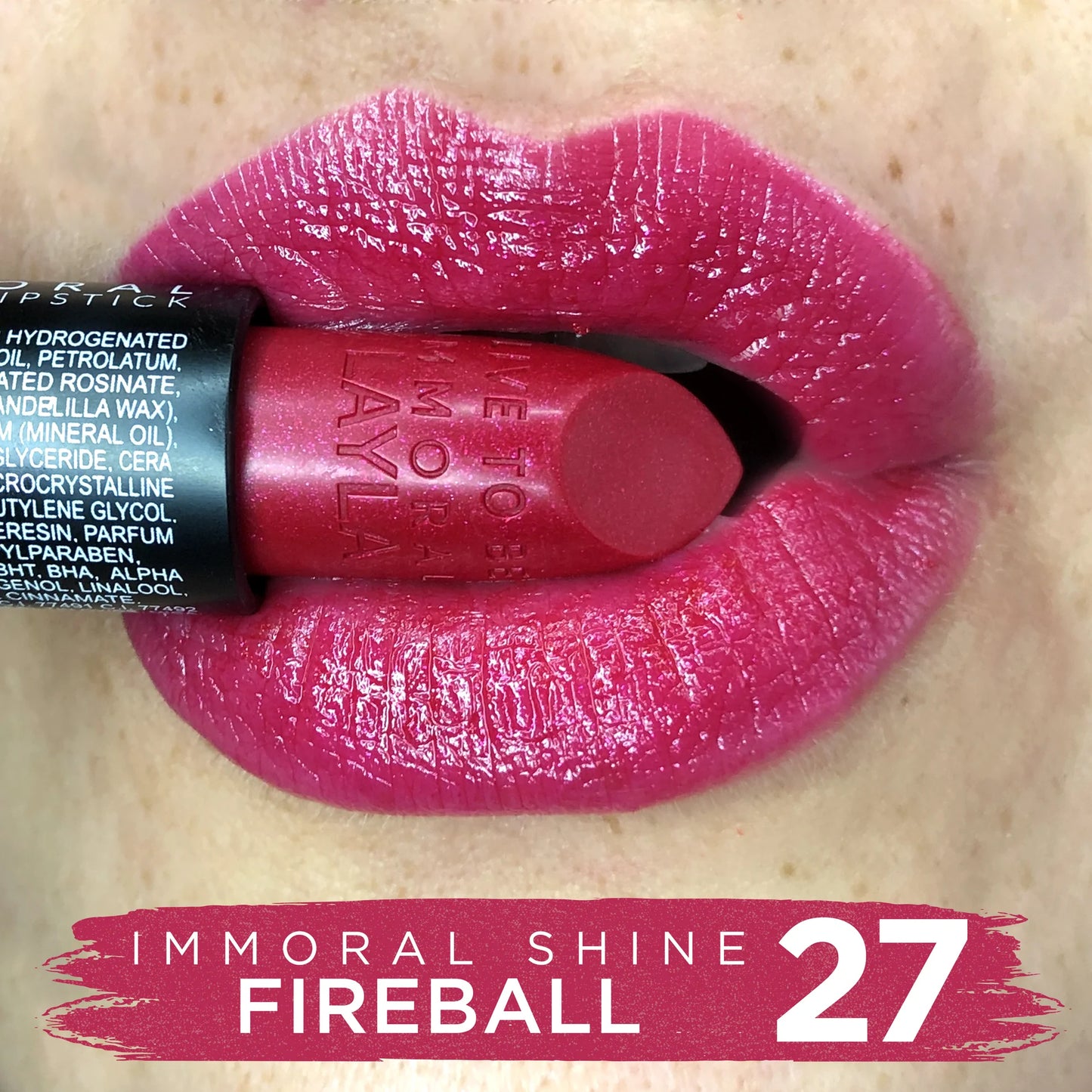 Layla Cosmetics - Immoral Shine Lipstick