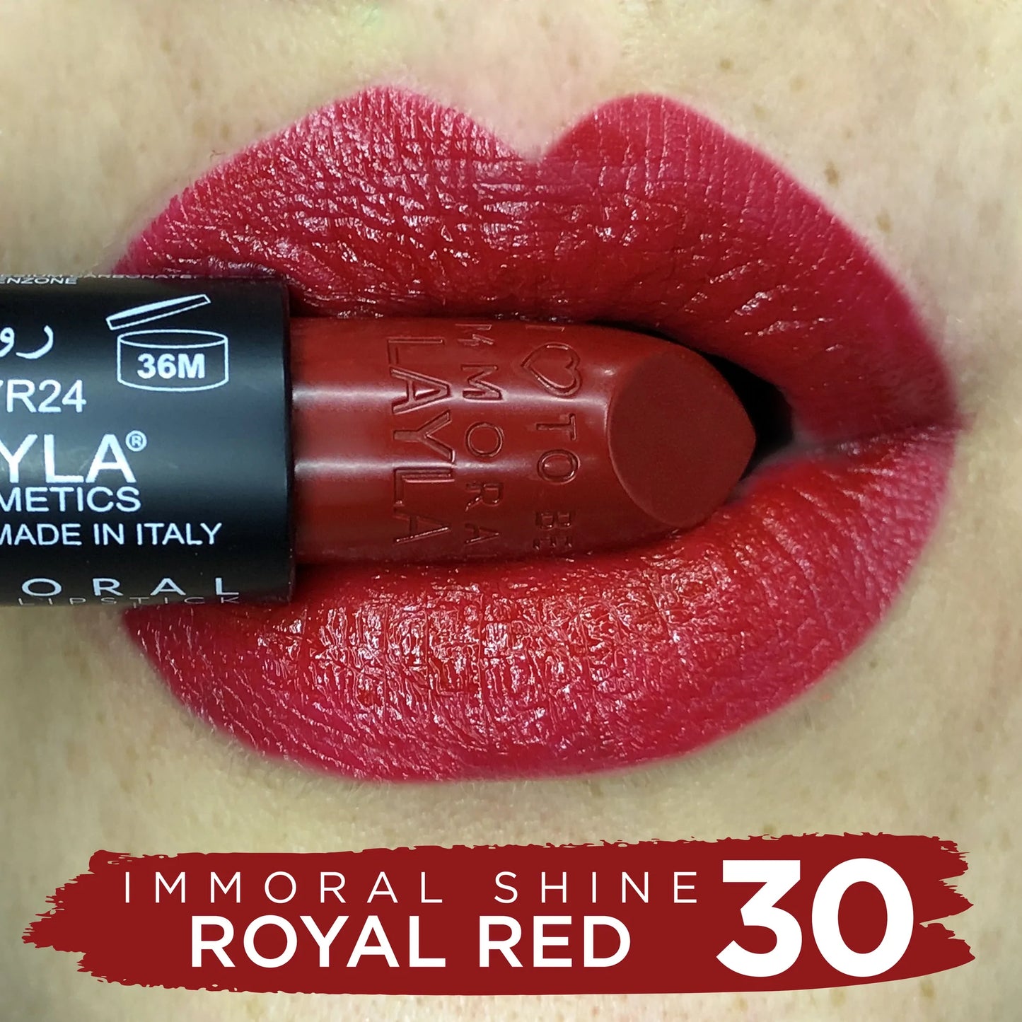 Layla Cosmetics - Immoral Shine Lipstick