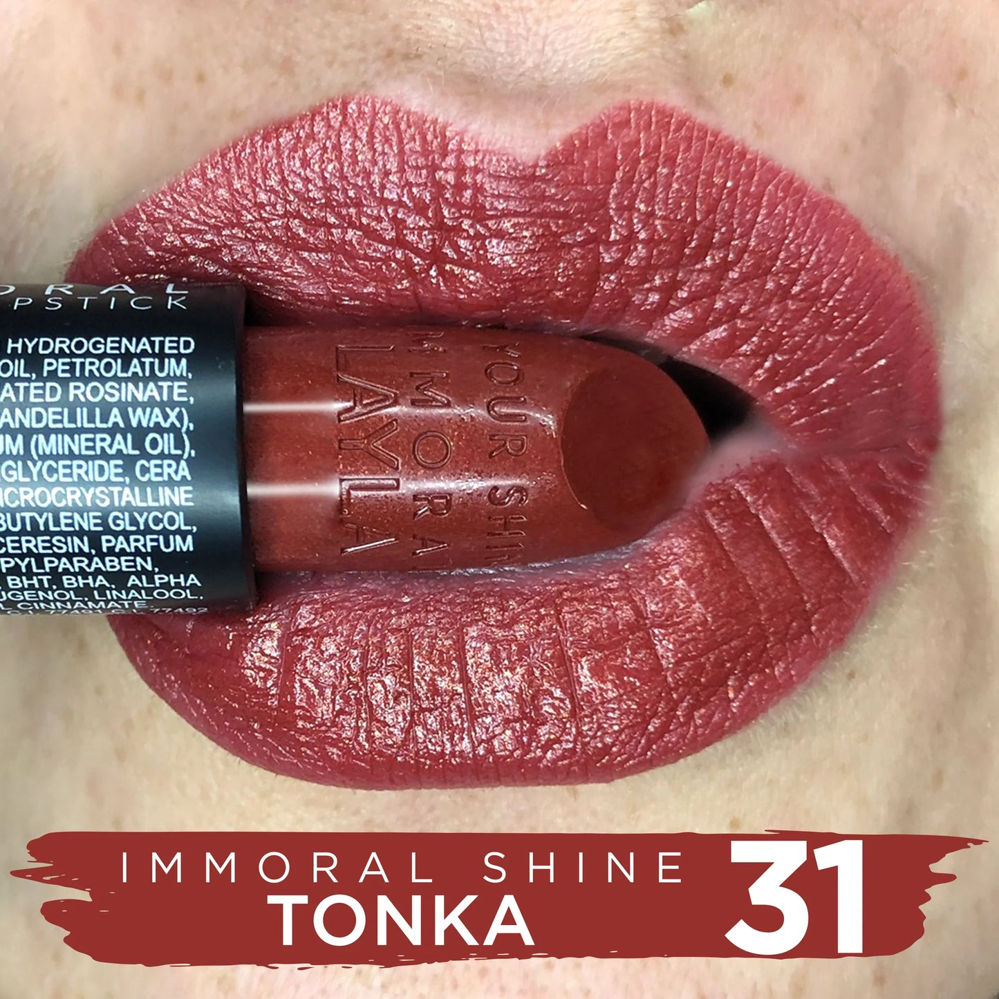 Layla Cosmetics - Immoral Shine Lipstick
