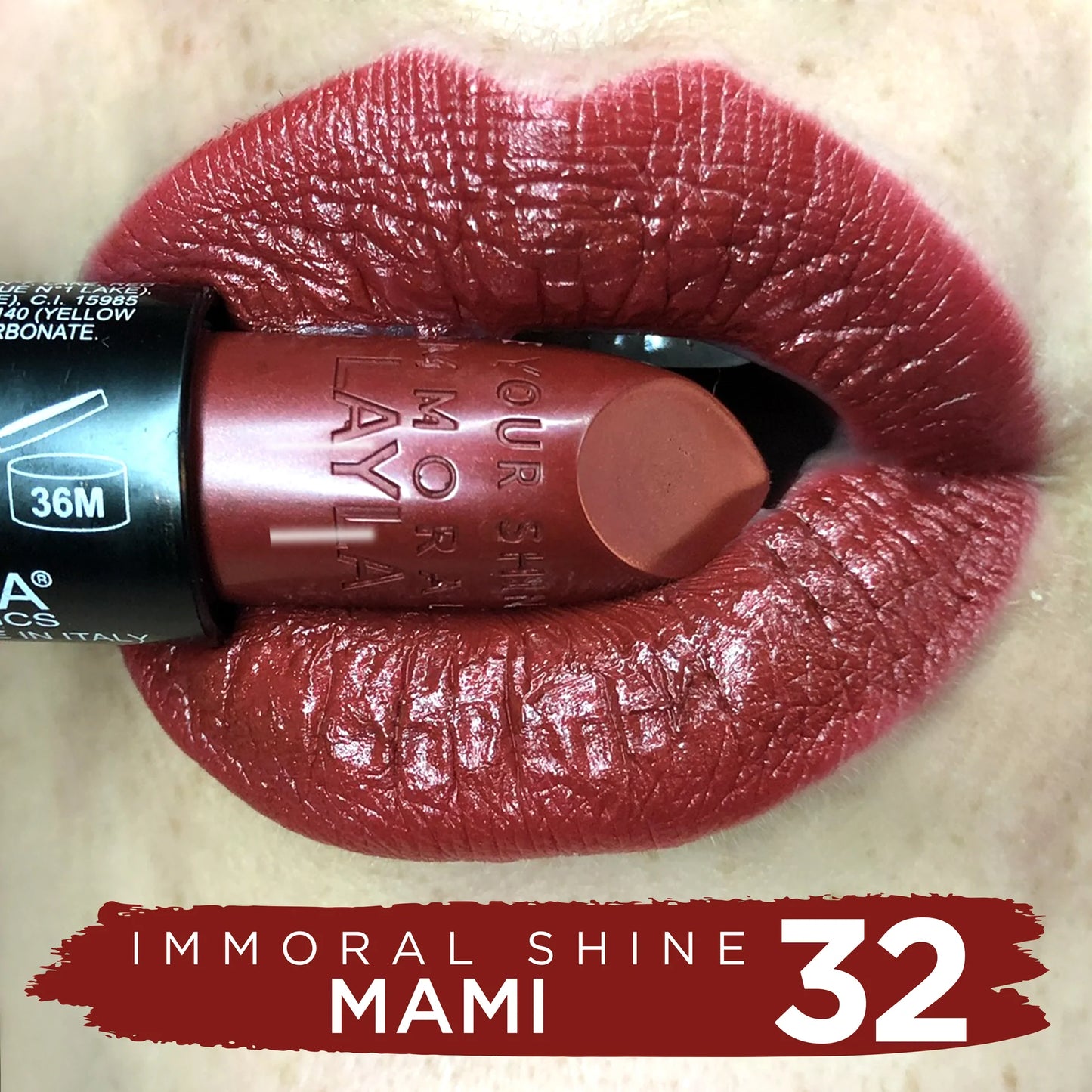 Layla Cosmetics - Immoral Shine Lipstick