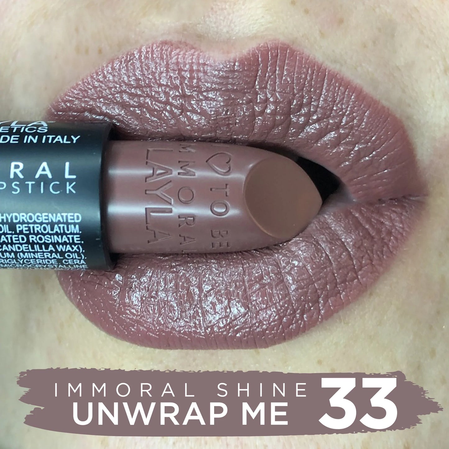 Layla Cosmetics - Immoral Shine Lipstick