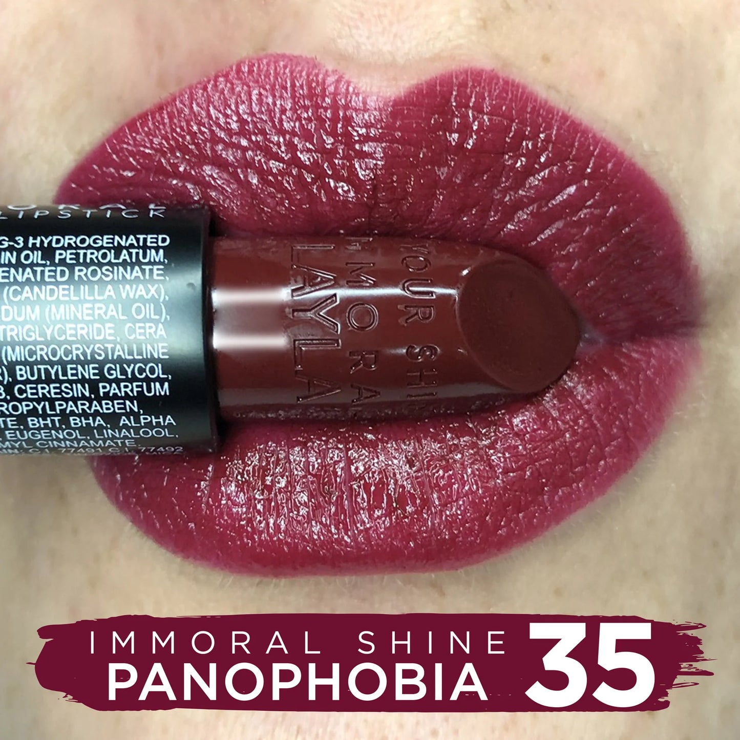 Layla Cosmetics - Immoral Shine Lipstick