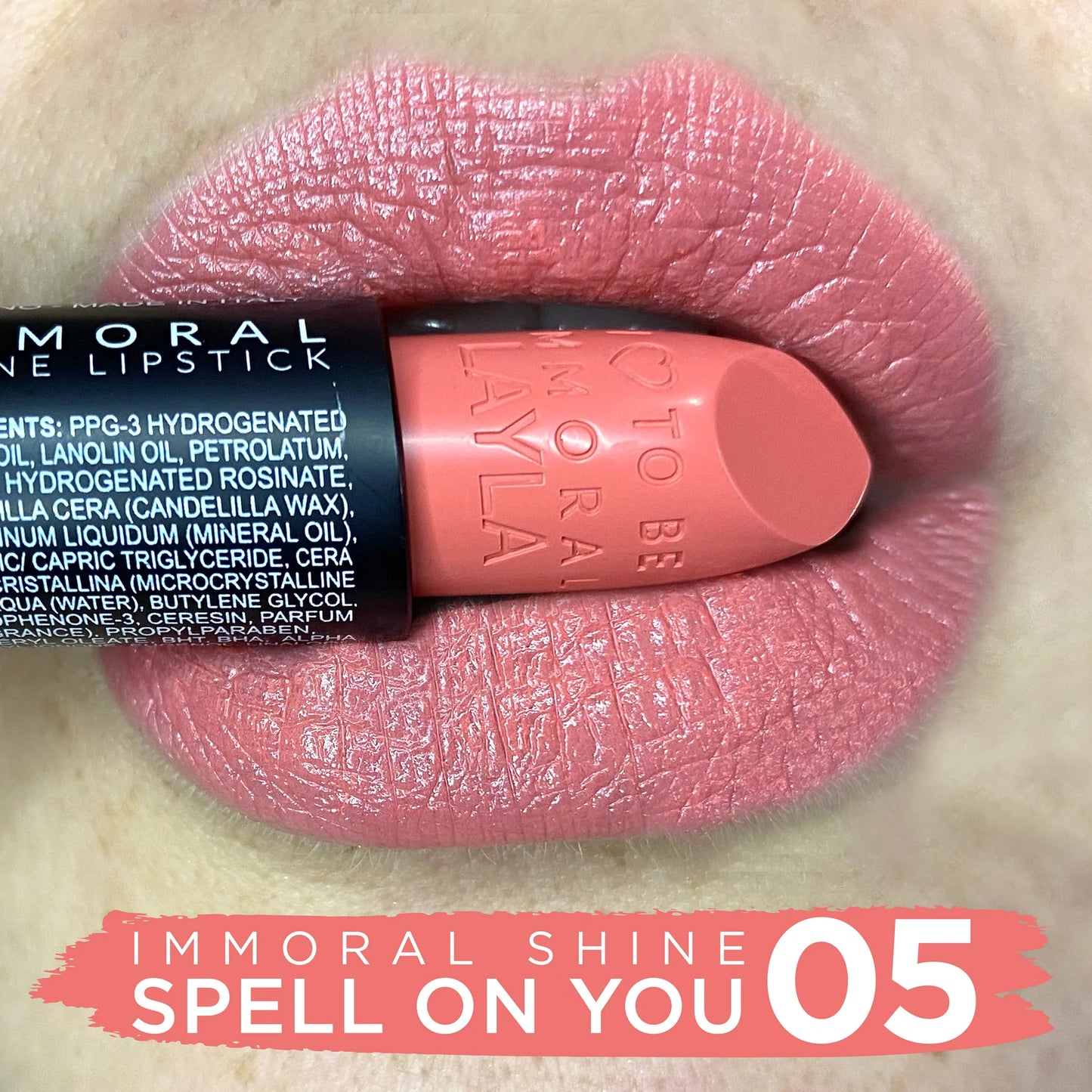 Layla Cosmetics - Immoral Shine Lipstick