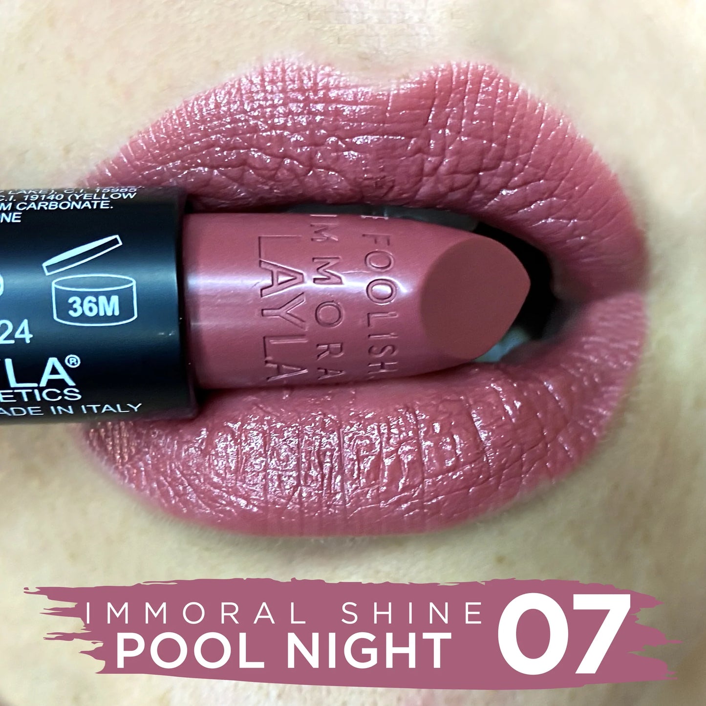 Layla Cosmetics - Immoral Shine Lipstick
