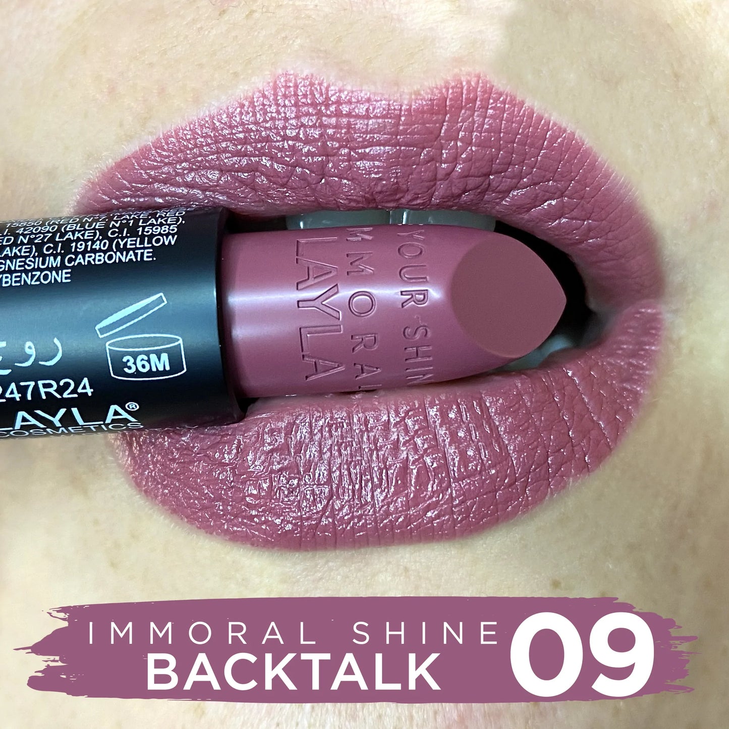 Layla Cosmetics - Immoral Shine Lipstick