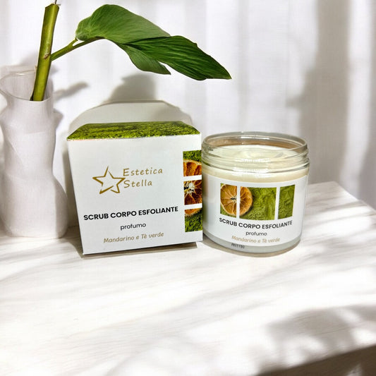 Scrub Corpo Esfoliante Mandarino e Tè Verde