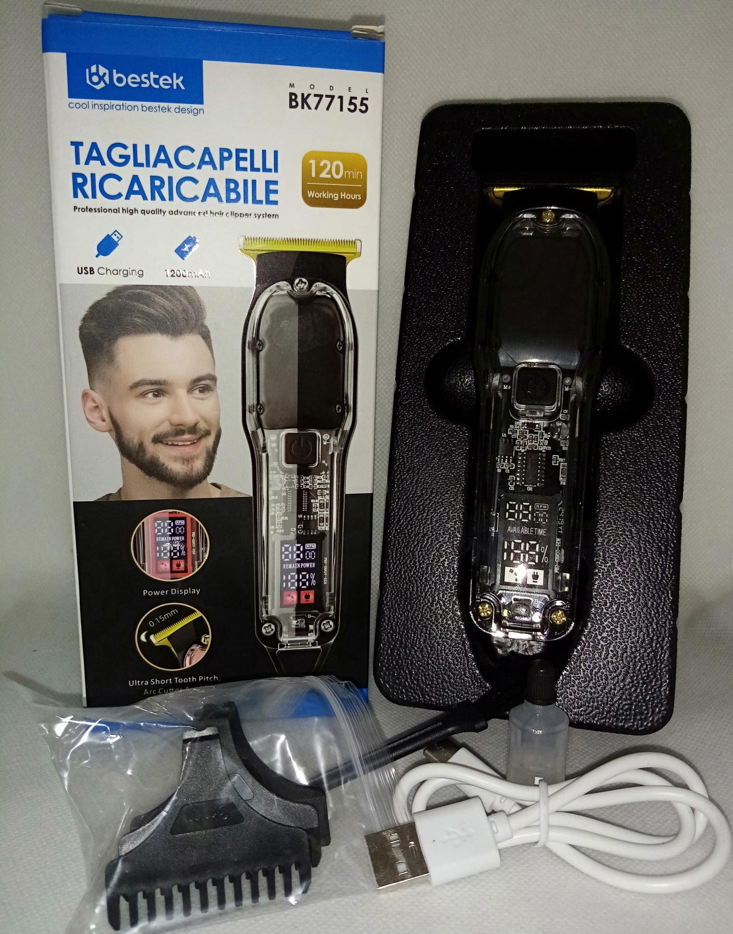 Bestek - Taglia Capelli Ricaricabile